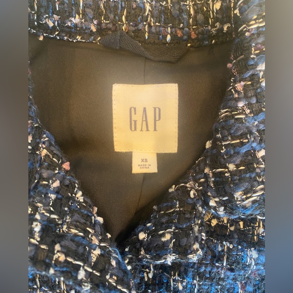 Gap Button Down Tweed Jacket EUC - Picture 3 of 6